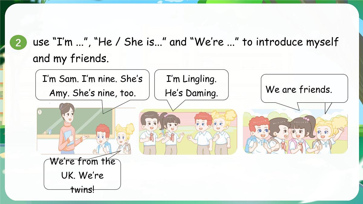 外研版(三起2024)英语三年级上册 Unit 1 Let's be friends!第6课时 Wrap up~Let's explore(课件)第7页