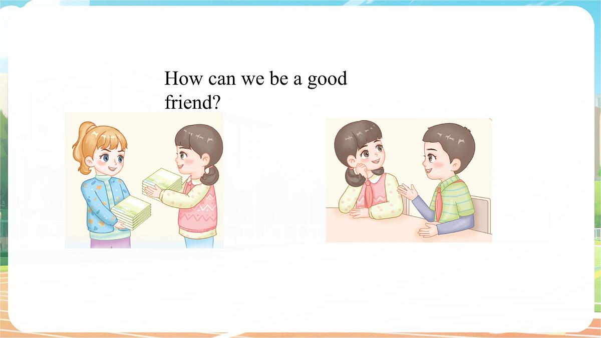 人教版PEP(2024)英语三年级上册 Unit 1 Making friends Part B(3)Start to read(课件)第3页