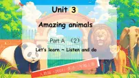 小学英语人教版PEP(2024)三年级上册(2024)Unit 3 Amazing animals Part A说课ppt课件
