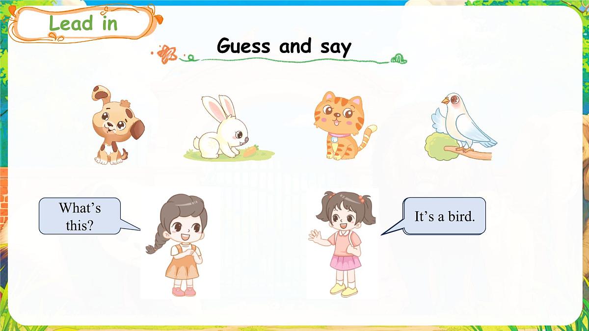 人教版PEP(2024)英语三年级上册 Unit 3 Amazing animals Part B (2) Let's learn~Listen and chant(课件)第2页