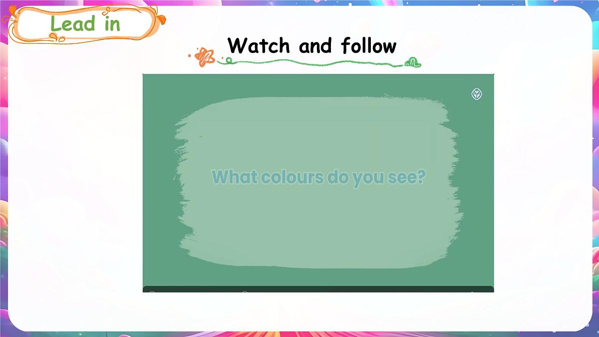 人教版PEP(2024)英语三年级上册 Unit 5 The colourful world Part B(1)Let’s talk ~ Draw and say(课件)第2页