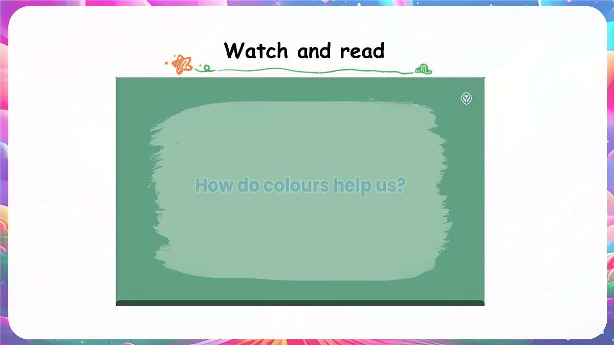 人教版PEP(2024)英语三年级上册 Unit 5 The colourful world Part B(1)Let’s talk ~ Draw and say(课件)第7页