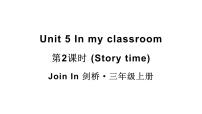 小学英语外研版join in（2024）三年级上册（2024）Unit 5 In my classroom教学ppt课件