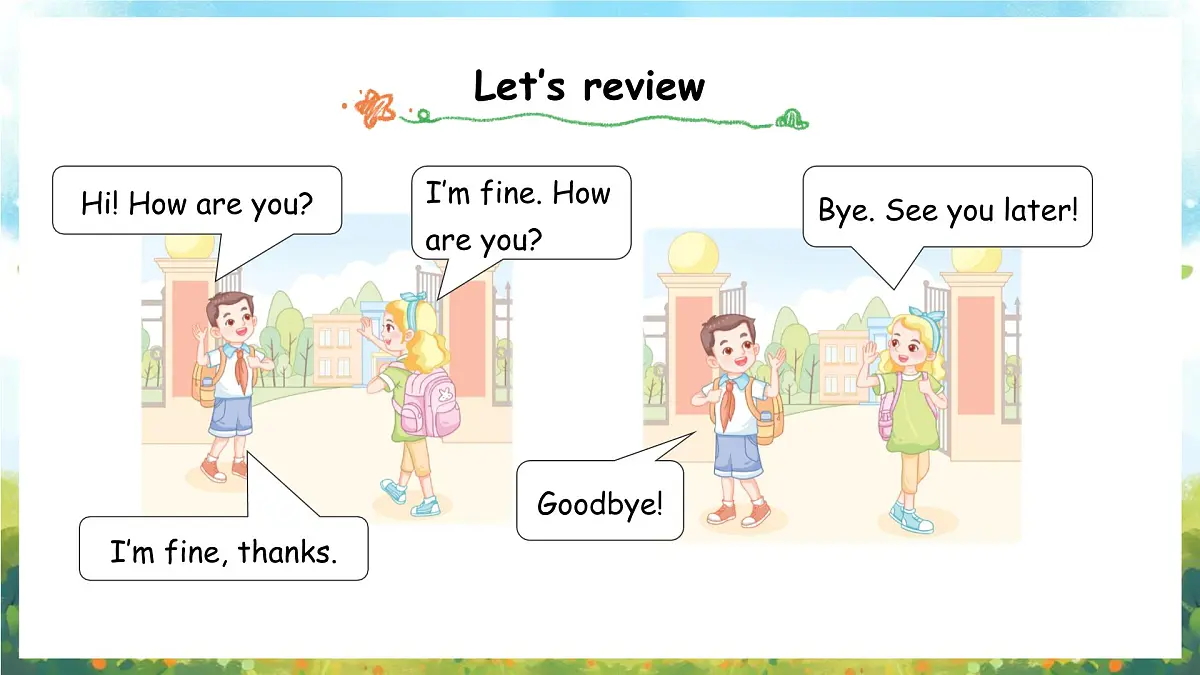 冀教版(三起)(2024)英语三年级上册 Unit 1 Hello Lesson 3 Good morning(课件)第3页