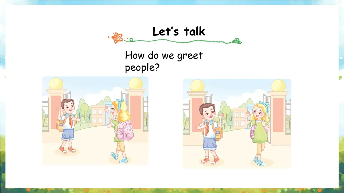 冀教版(三起)(2024)英语三年级上册 Unit 1 Hello Lesson 3 Good morning(课件)第4页