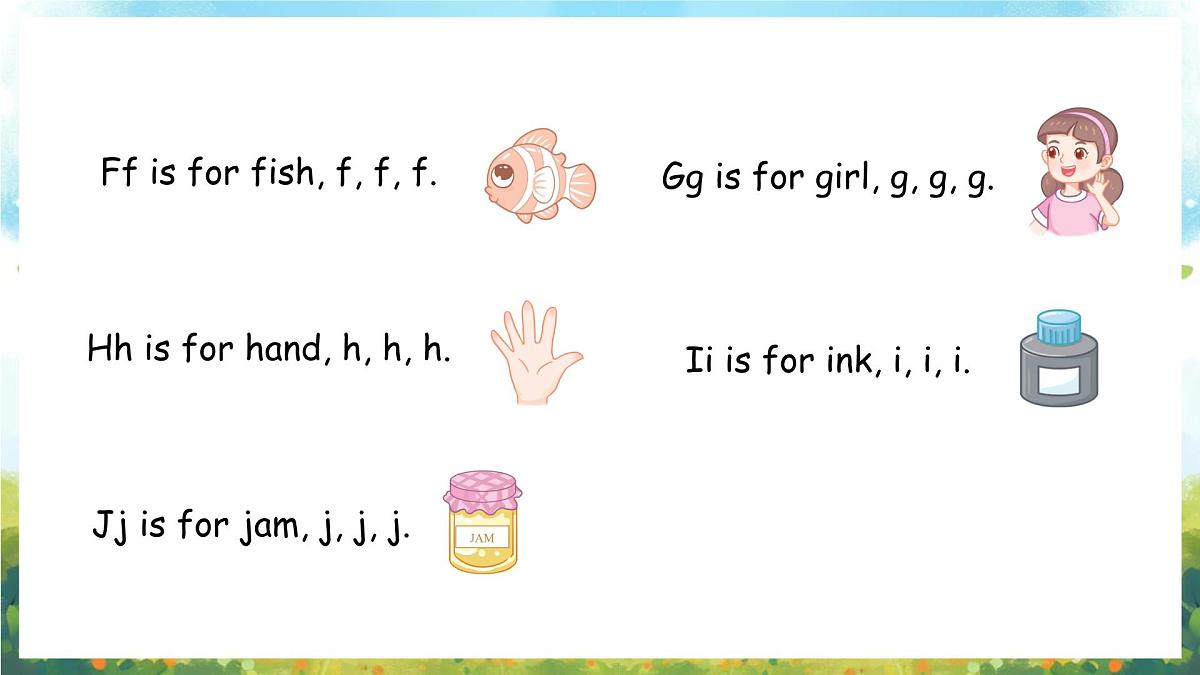 冀教版(三起)(2024)英语三年级上册 Unit 2 My school Lesson 4 Fun with letters(课件)第6页