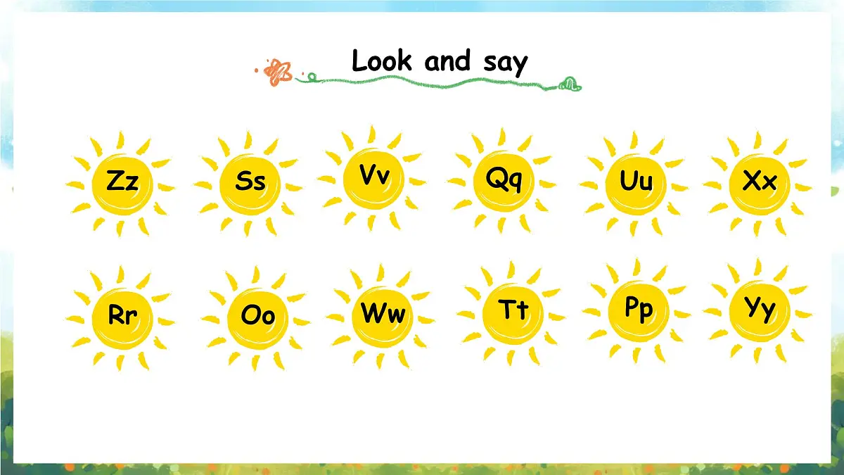 冀教版(三起)(2024)英语三年级上册 Unit 3 Colours and letters Lesson 4 My letter book(课件)第3页