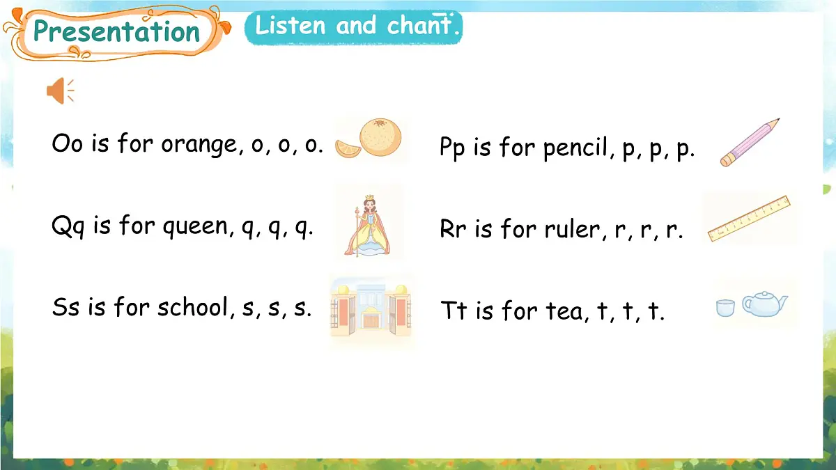 冀教版(三起)(2024)英语三年级上册 Unit 3 Colours and letters Lesson 4 My letter book(课件)第4页