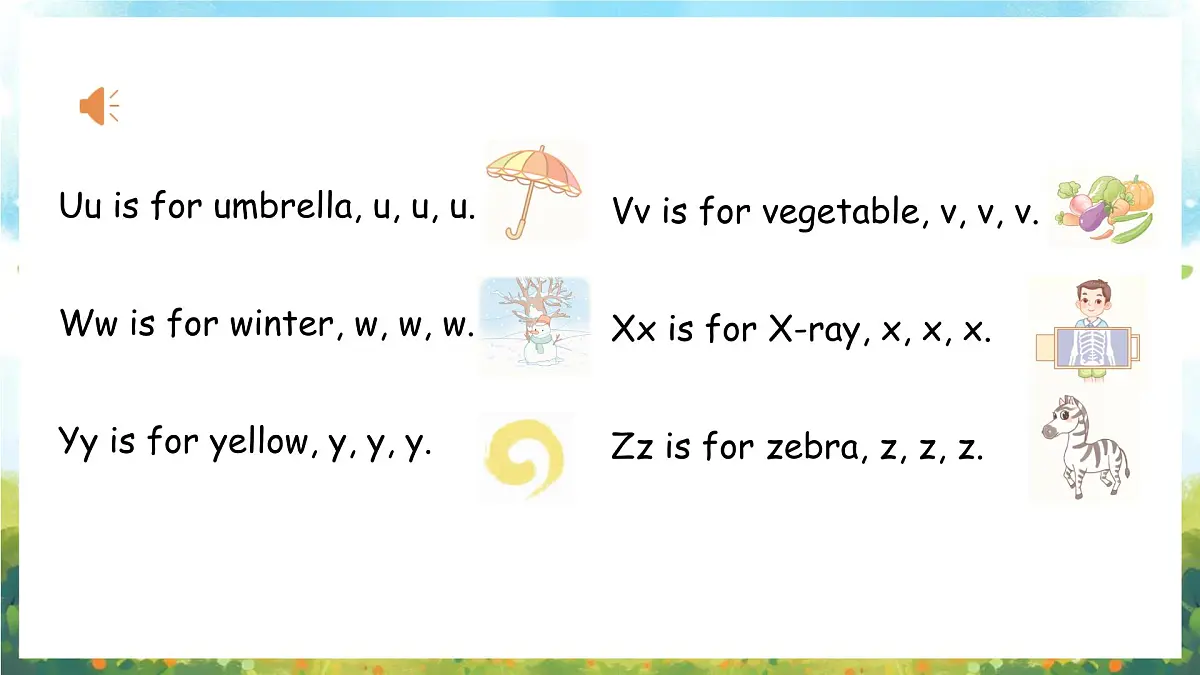 冀教版(三起)(2024)英语三年级上册 Unit 3 Colours and letters Lesson 4 My letter book(课件)第5页