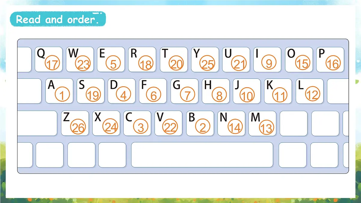 冀教版(三起)(2024)英语三年级上册 Unit 3 Colours and letters Lesson 4 My letter book(课件)第8页