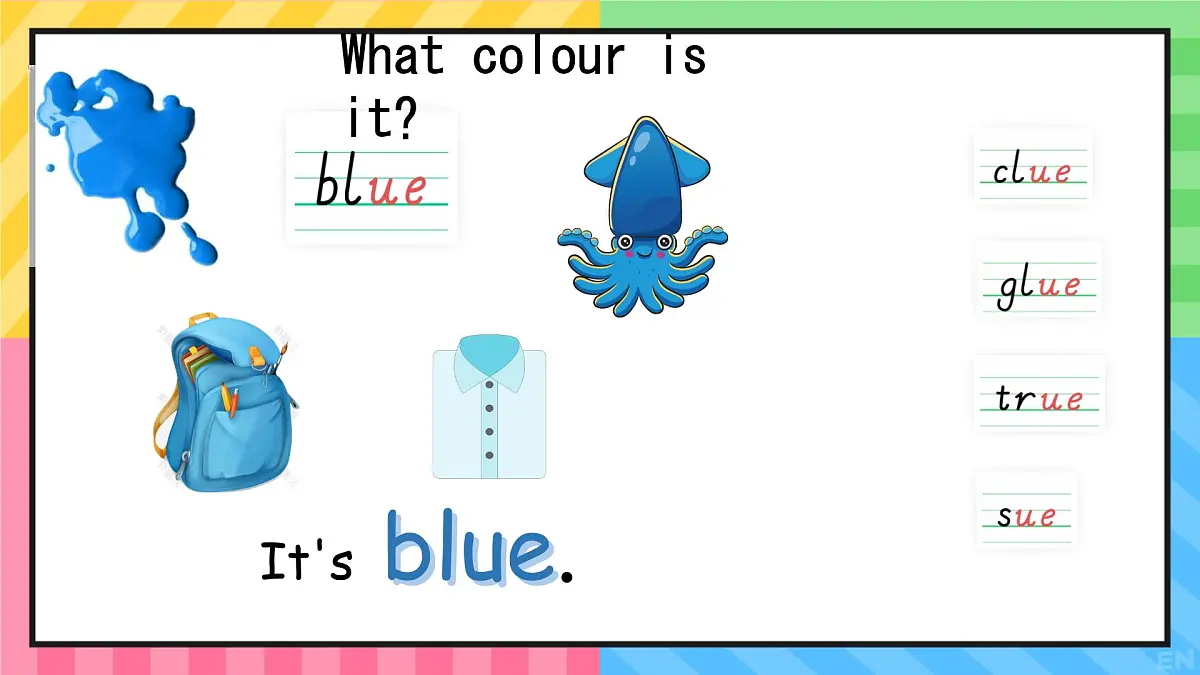 小学英语人教精通版(2024)三年级下册Unit 6 Colours Lesson 1 课件第3页