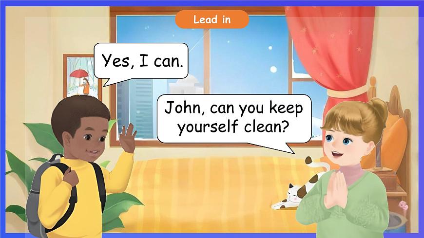 人教PEP版（2024）英語(yǔ)一年級(jí)下冊(cè)Unit 2《Wash,brush,clean》lesson 2 課件第8頁(yè)