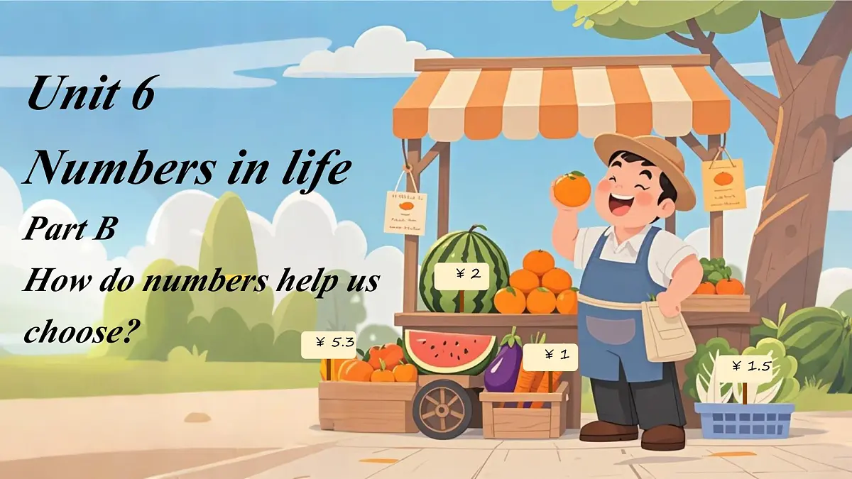 Unit 6 Numbers in life Part B 课件 2024-2025学年人教PEP版英语三年级下册第1页