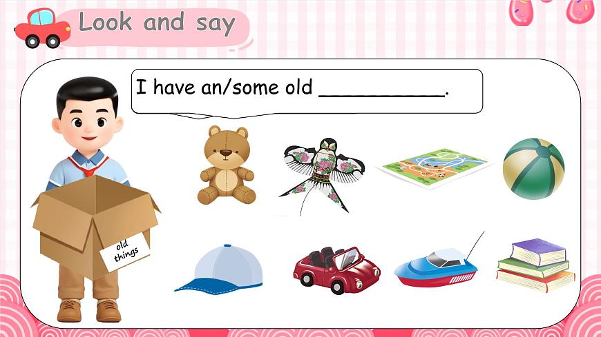 Unit 5 Old toys Part B Read and write 課件 2024-2025學年人教PEP版英語三年級下冊第4頁