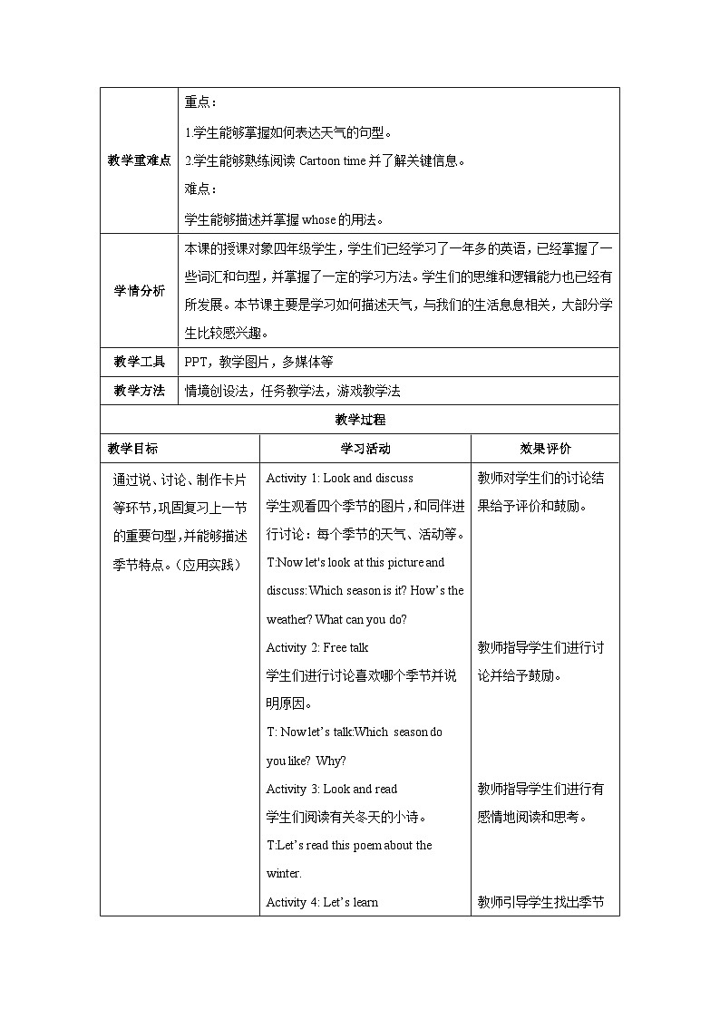 Unit5 第2課時(shí)(教學(xué)設(shè)計(jì))Fun&Cartoon time第2頁(yè)