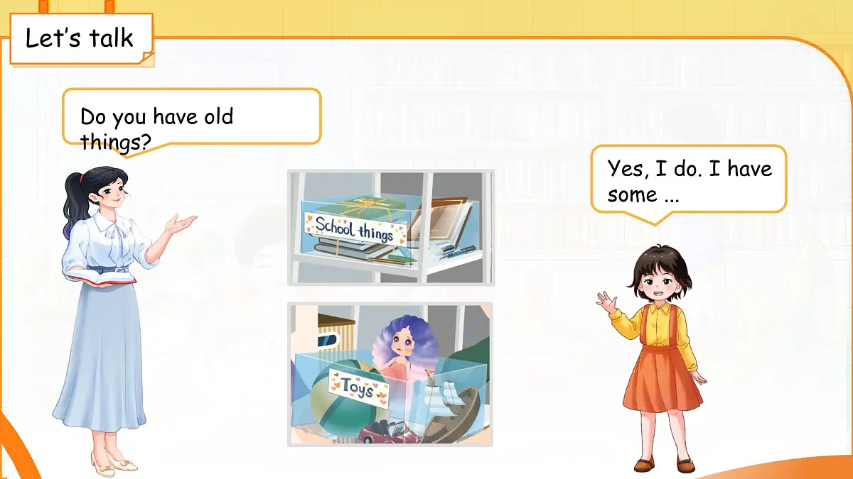 Unit 5 Old toys Part B Let's talk 课件 英语人教PEP版(2024)三年级下册第5页