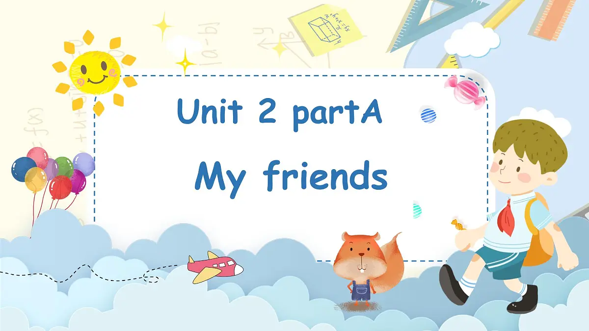 人教版PEP2024四年级上册英语 Unit2 Part A 课件第1页