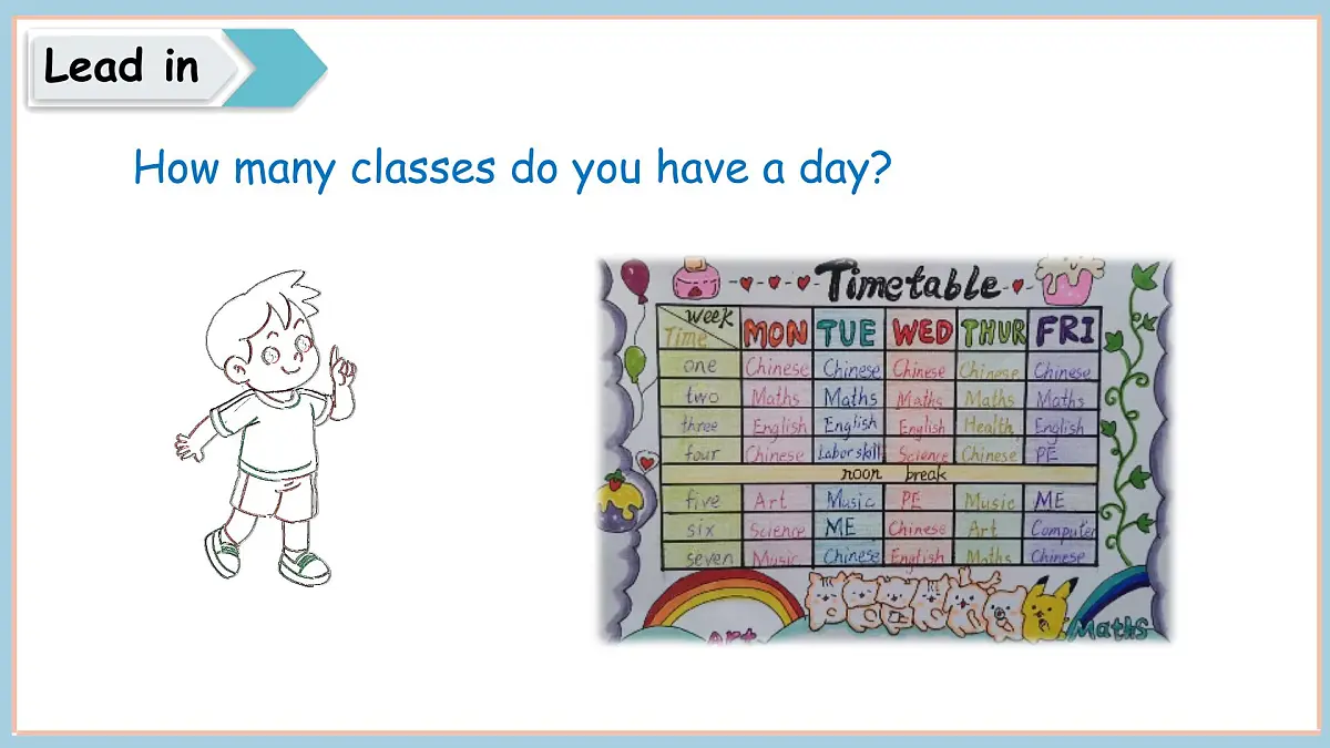 Unit 1 School Life Lesson 4(课件)2025-2025学年度冀教版英语四年级上册第4页