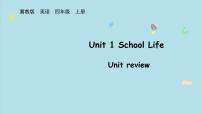 英语四年级上册（2024）Unit review教学课件ppt