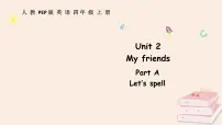 英语四年级上册（2024）Unit 2 My friendsPart A教学演示ppt课件