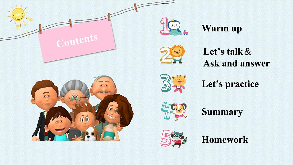 Unit2 第4课时 Part B Let’s talk&Ask and Answer(教学课件)第3页