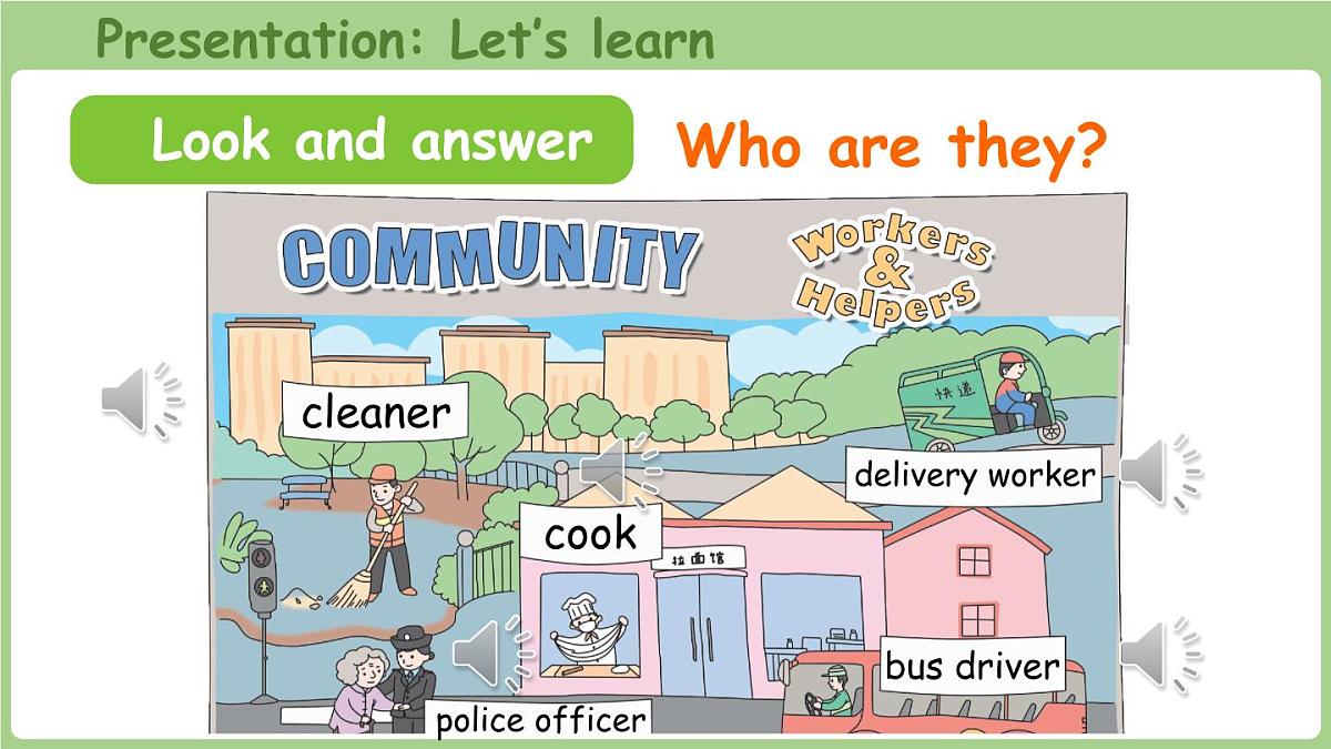Unit 4 Helping in the community Part A 第2课时课件2025-2026学年度人教PEP英语四年级上册第6页