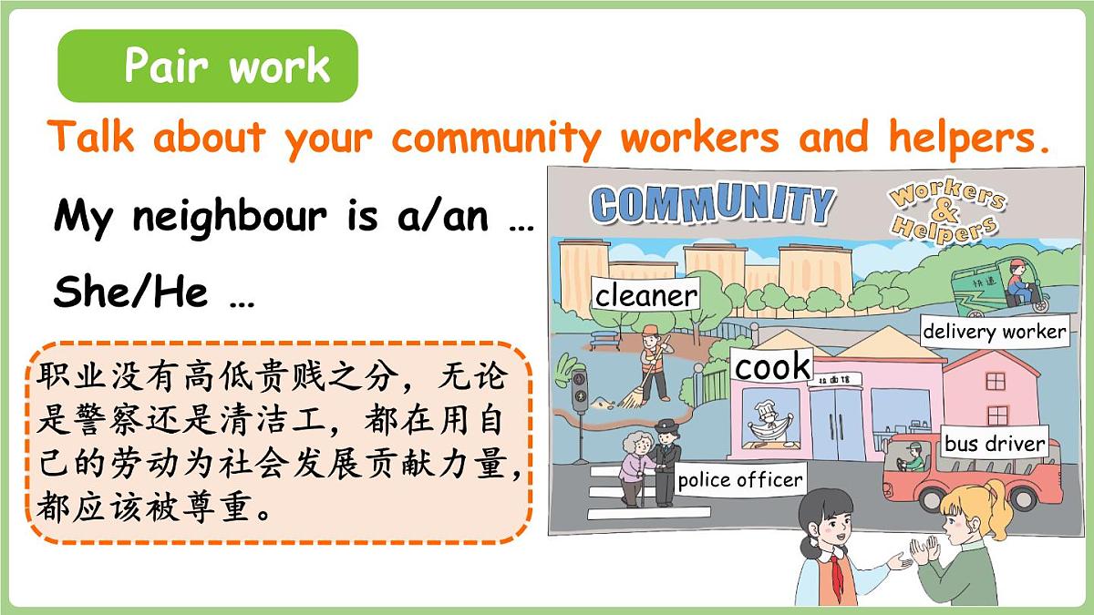 Unit 4 Helping in the community Part A 第2课时课件2025-2026学年度人教PEP英语四年级上册第8页