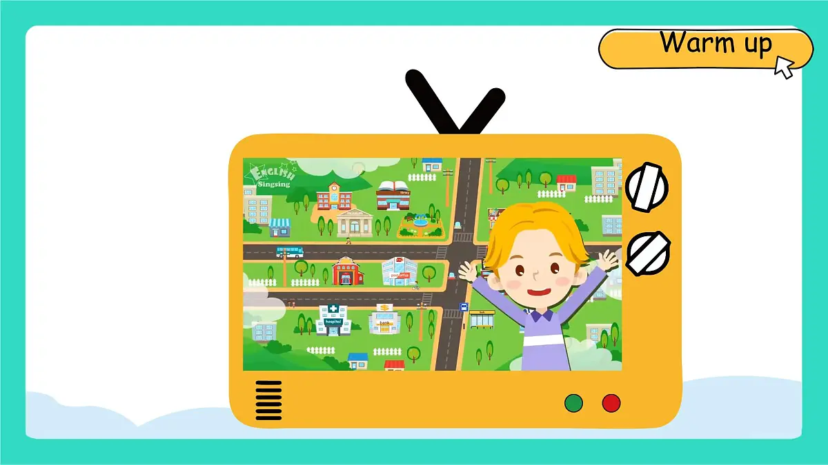 人教版PEP英语四年级上册Unit 3 Places we live in Part A Let's learn & Choose, stick and say课件第2页