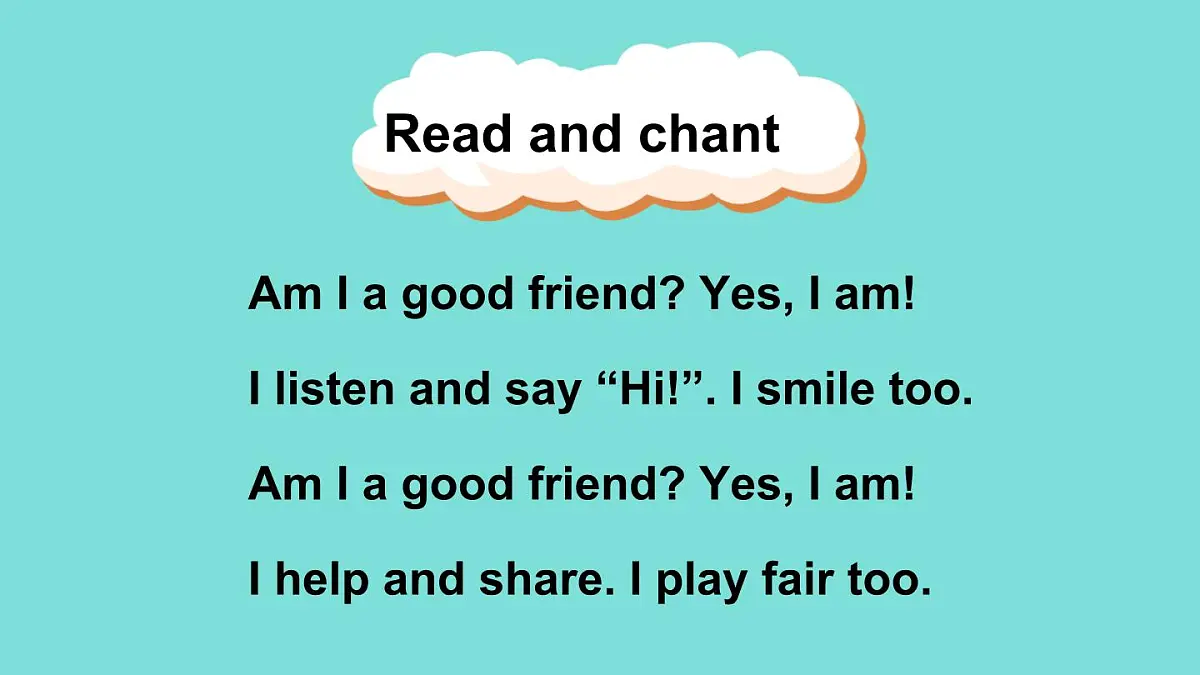 人教英语三上Unit 1 Making friends Part B Listen and chant &Start to read 第5课时(课件)第8页