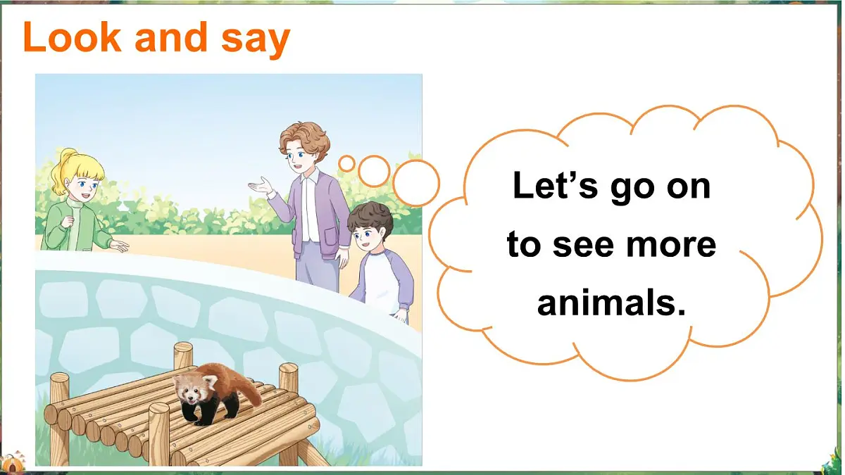 人教英语三上Unit 3 Amazing animals Part B Let’s talk & Play with hand shadows第5课时(课件)第4页