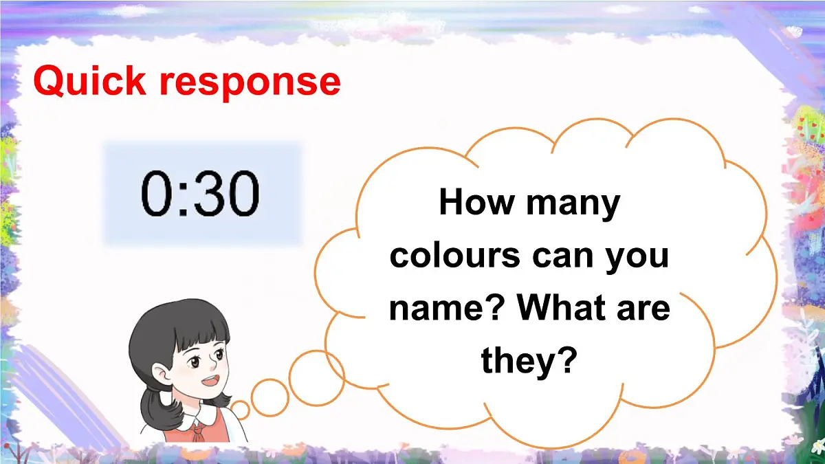 人教英语三上Unit 5 The colourful world Part C 第6课时(课件)第4页