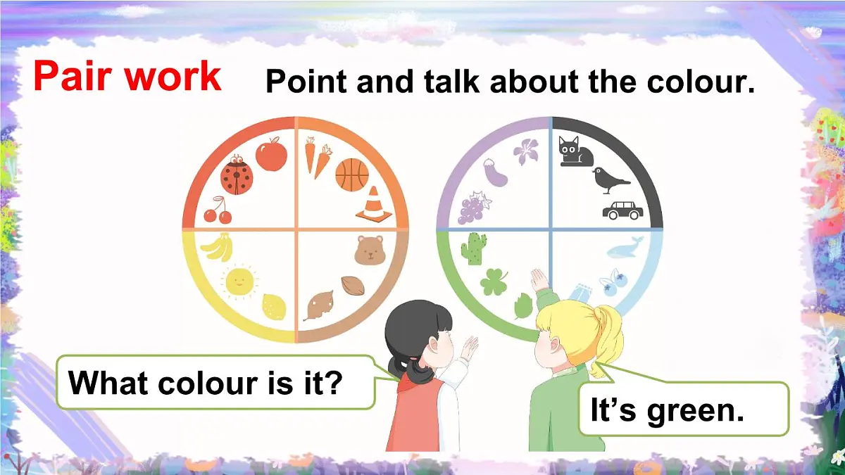 人教英语三上Unit 5 The colourful world Part C 第6课时(课件)第8页