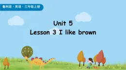 魯科版（五四制）（2024）三年級上冊英語 Unit 5   Lesson 3 I like brown課件+素材