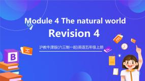 沪教牛津版(六三制一起)(2024)五年级上册Revision 4优质ppt课件