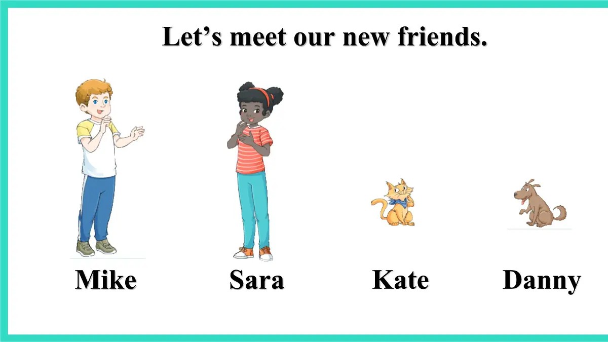 北京版英语三年级上册Unit 1 Hello, New Friends! Lesson 1 Hello! I'm Baobao(课件)第4页