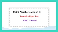 北京版（2024）三年级上册（2024）Lesson 8 A Happy Trip课文ppt课件