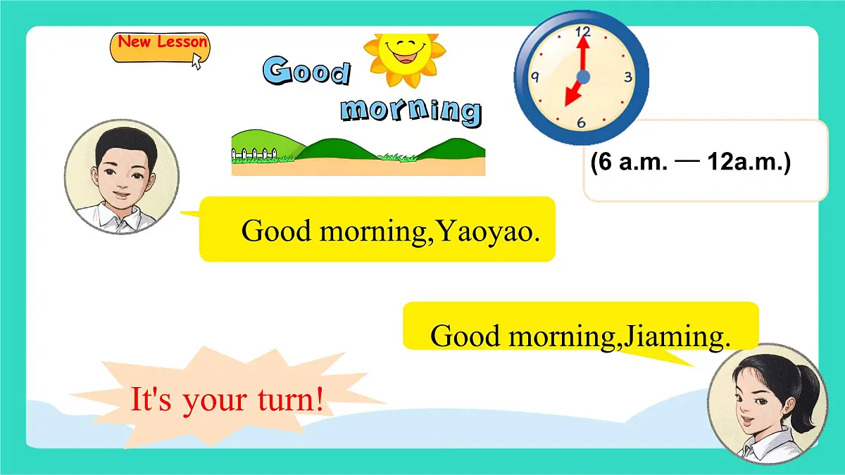 人教精通版英语三年级上册Unit 1 Greetings Lesson2(课件)第5页