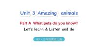英语三年级上册(2024)Unit 3 Amazing animals Part A授课ppt课件