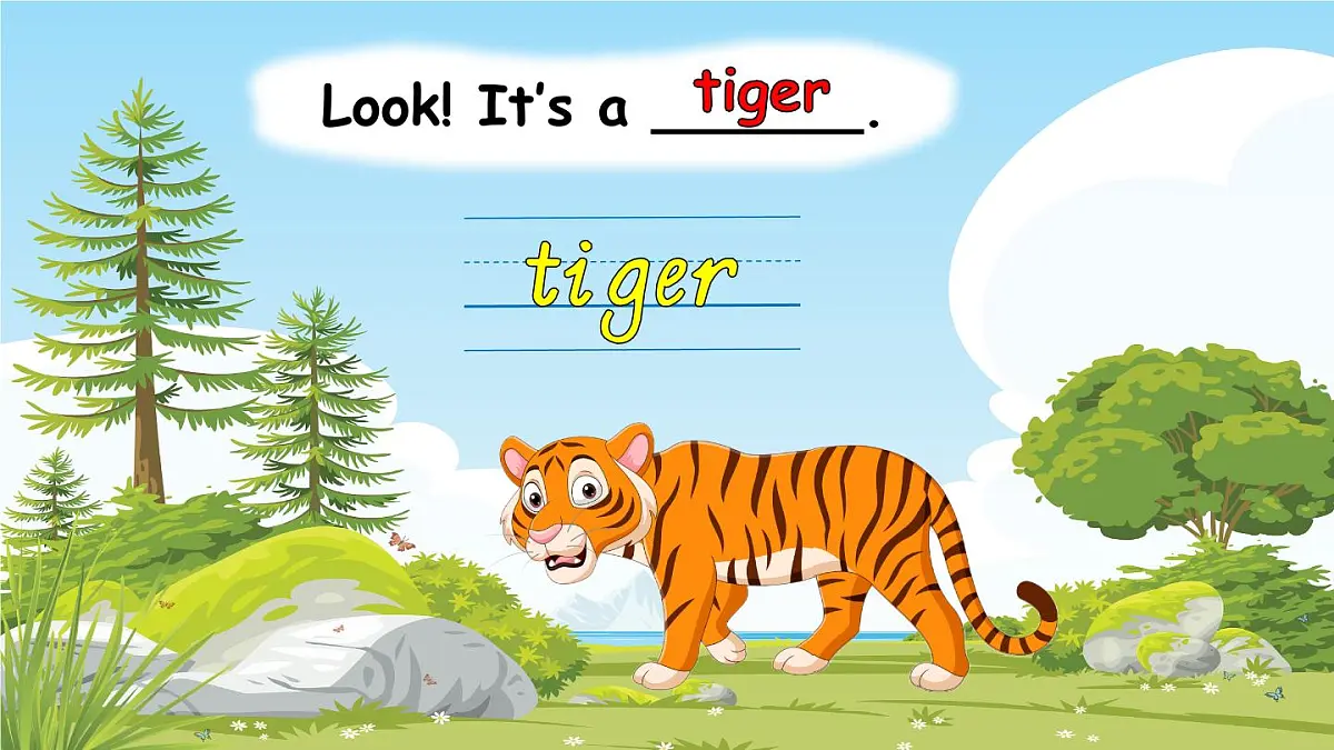 2025年 人教版PEP三年级英语上册Unit 3 Amazing animals 第5课时 B Let's learn & Listen and chant(课件)第6页