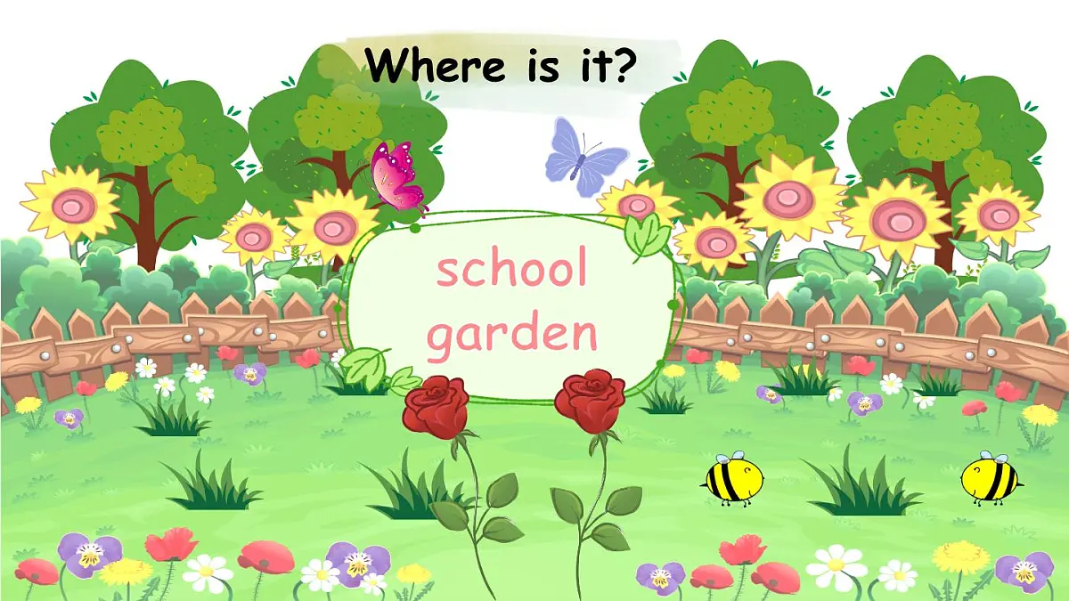 2025年 人教版PEP三年级英语上册Unit 4 Plants around us B Let's learn & Listen and chant课件第2页