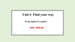 Unit 6  Find your way Wrap up& Let's explore（課件）2025-2026學(xué)年外研版四年級(jí)英語(yǔ)上冊(cè)