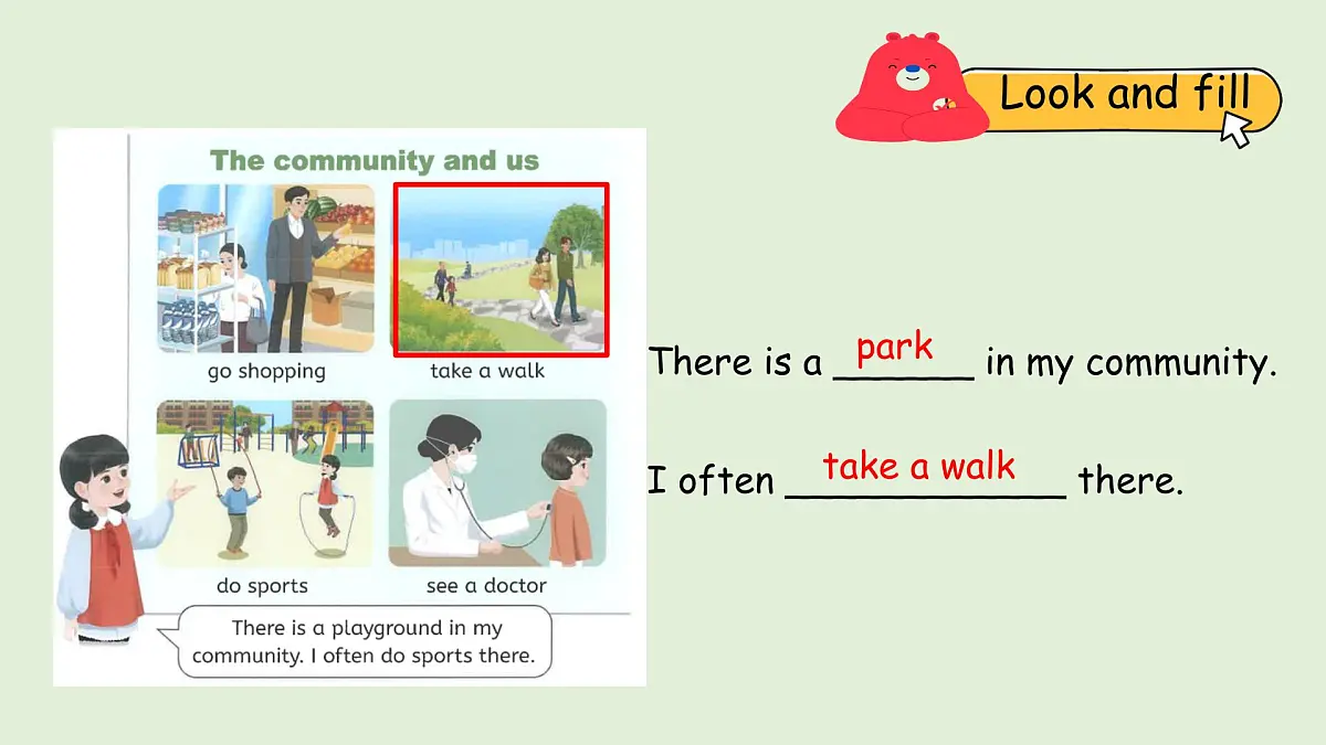 Unit 3 Places we live in B Let's learn & Listen and do(课件)2025-2026学年人教版四年级英语上册第7页