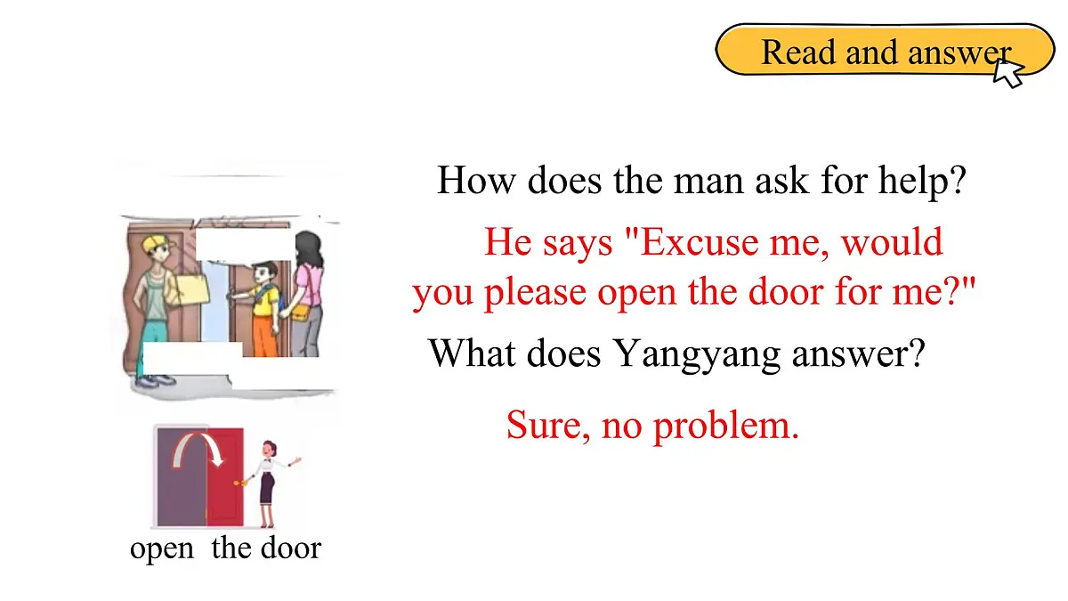 北京版英语四年级上册Unit 3 Be a Nice Person Lesson 10 -课件第8页