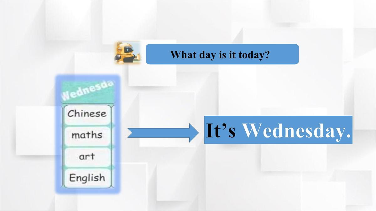 人教PEP英语五年级上册Unit 2 My Week Part A Let's learn(课件)1第8页