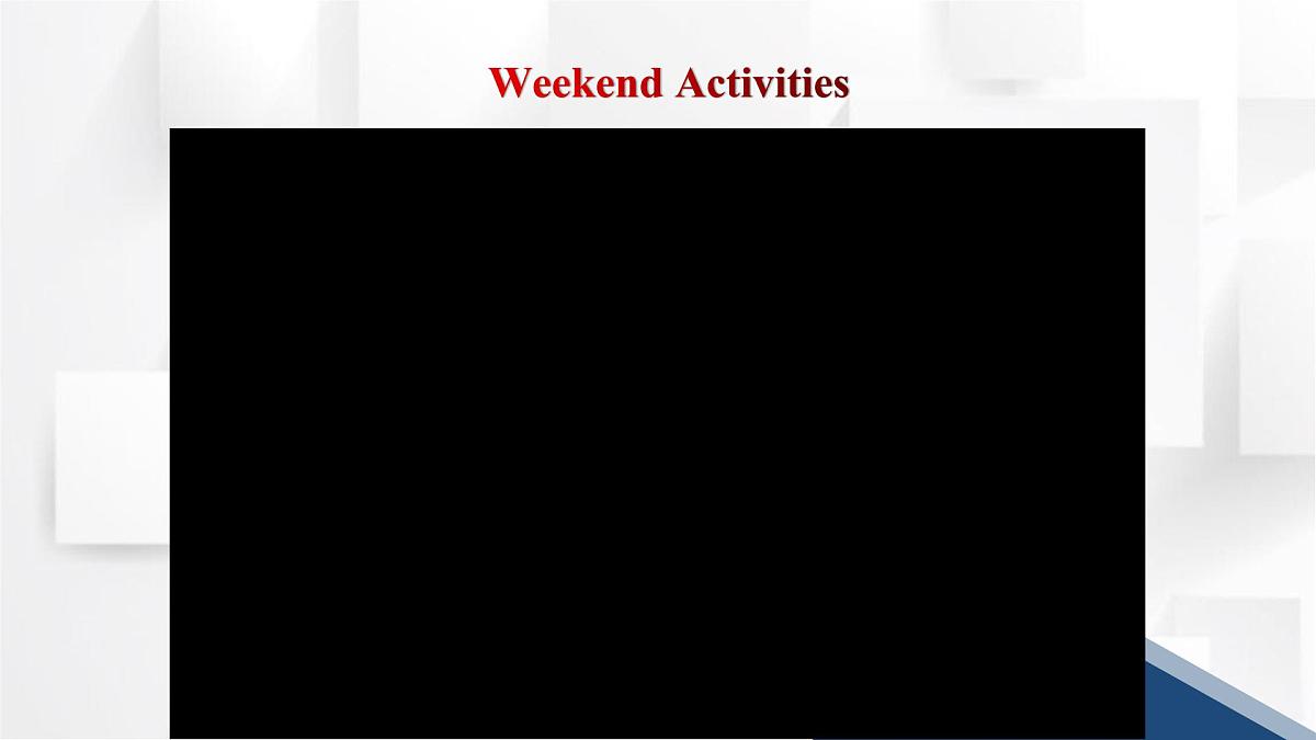 人教PEP英语五年级上册Unit 2 My Week Part B Let's talk(课件)第3页