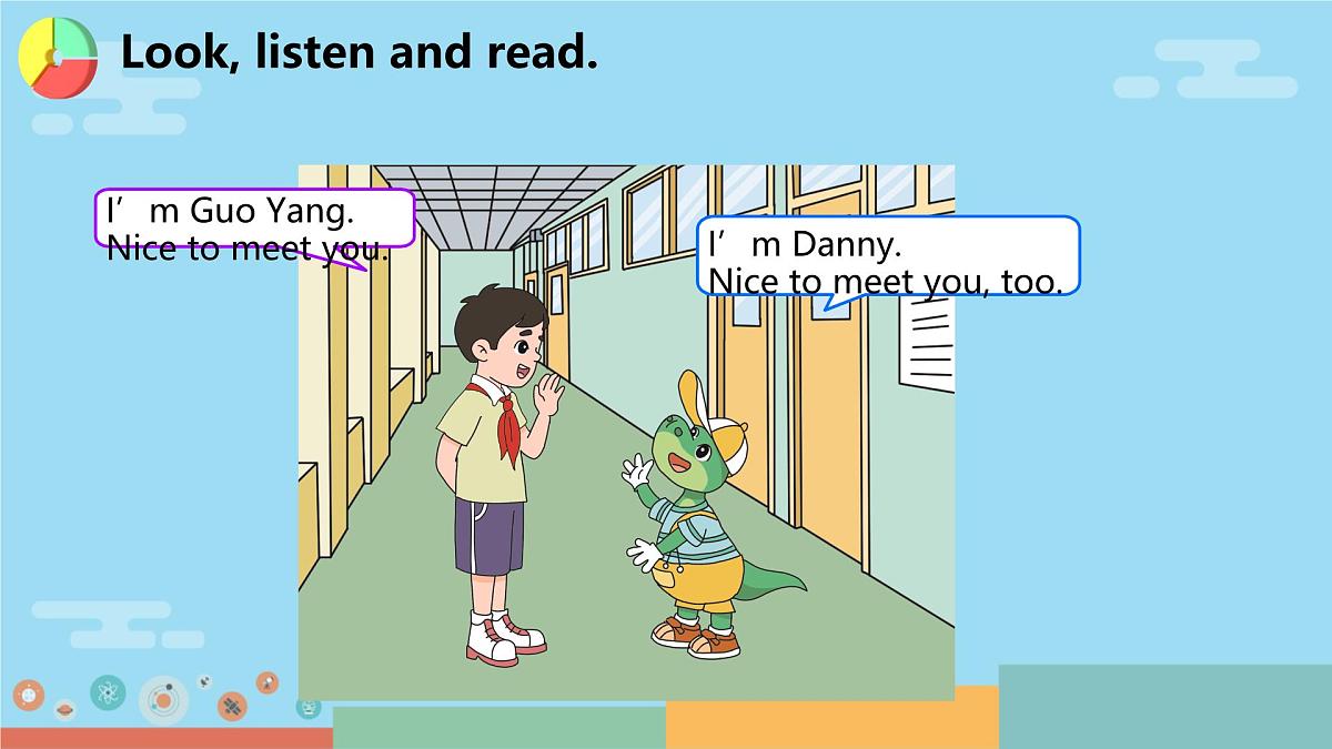 Unit 1 Hello Lesson 4 Nice to meet you(课件) 2025-2026学年冀教版(三起)英语三年级上册第6页