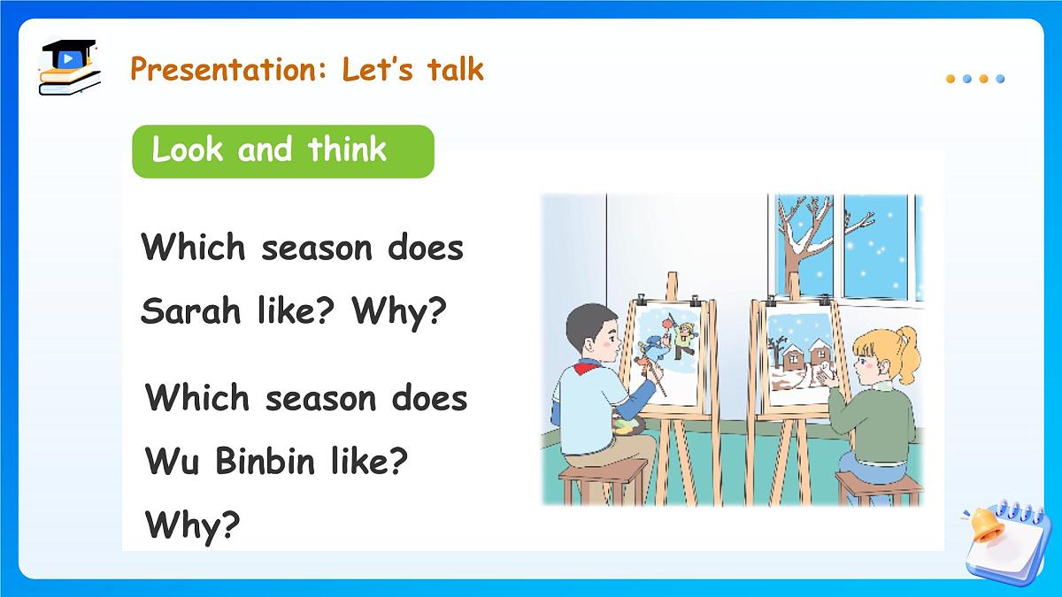 【任务型备课】人教版英语四上-Unit6 PartB Let’s talk & Act and guess(课件)第6页