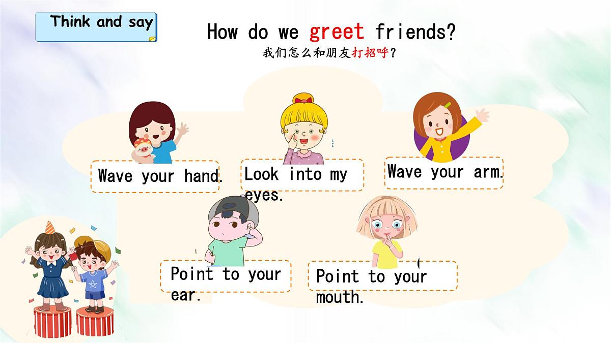 人教版PEP三年级英语上册课件《Unit 1 Making friends Part B Let's talk》第3页