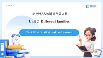 人教版PEP（2024）三年级上册（2024）Unit 2 Different families Part B备课课件ppt