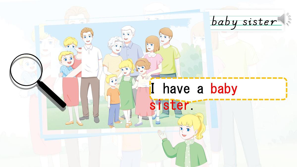 人教版PEP三年级英语上册课件《Unit 2 Different families》Part B第7页